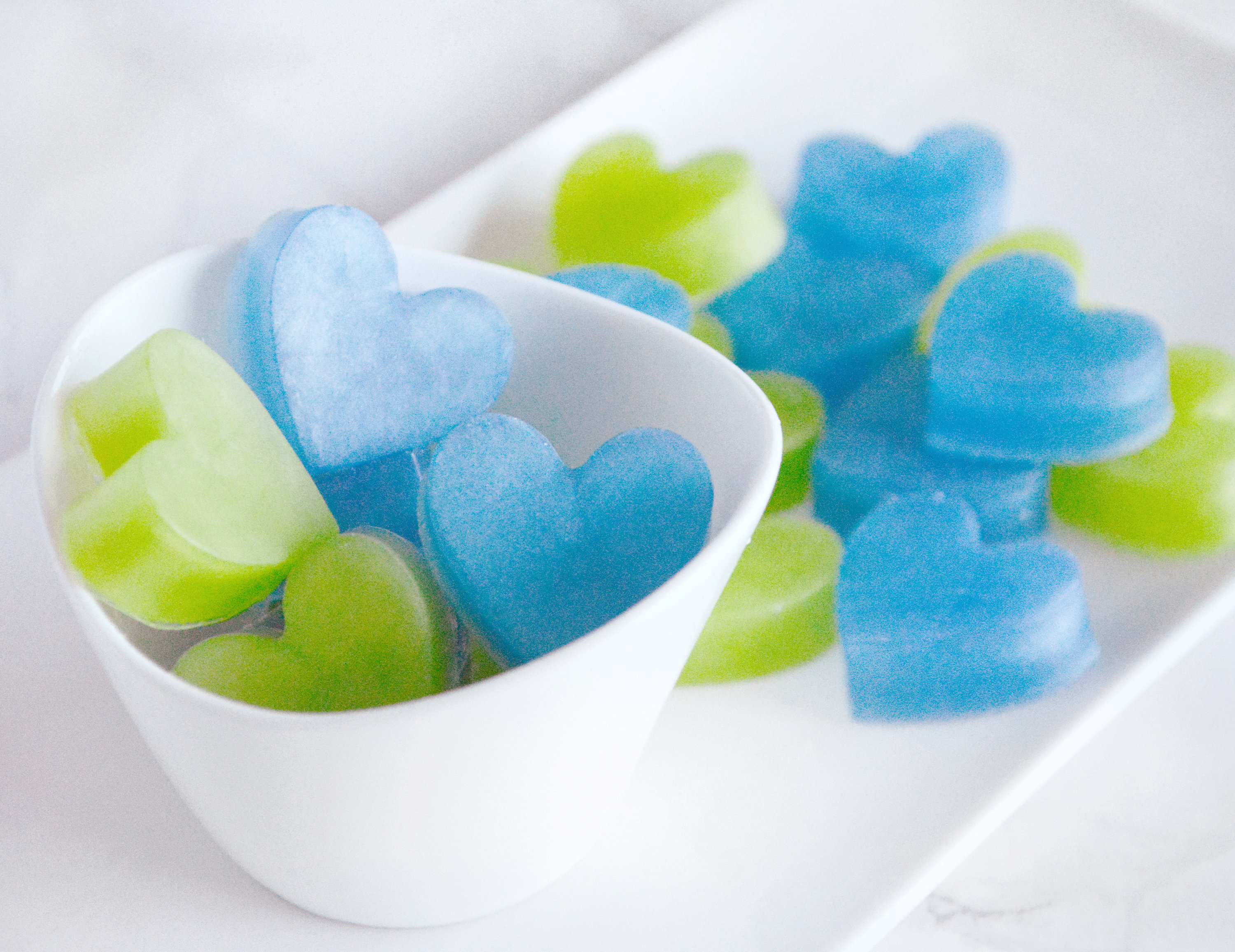 Blue and Green Heart Soap Favors by Tailored Soap Blue and Green Heart Soap Favors by Tailored Soap