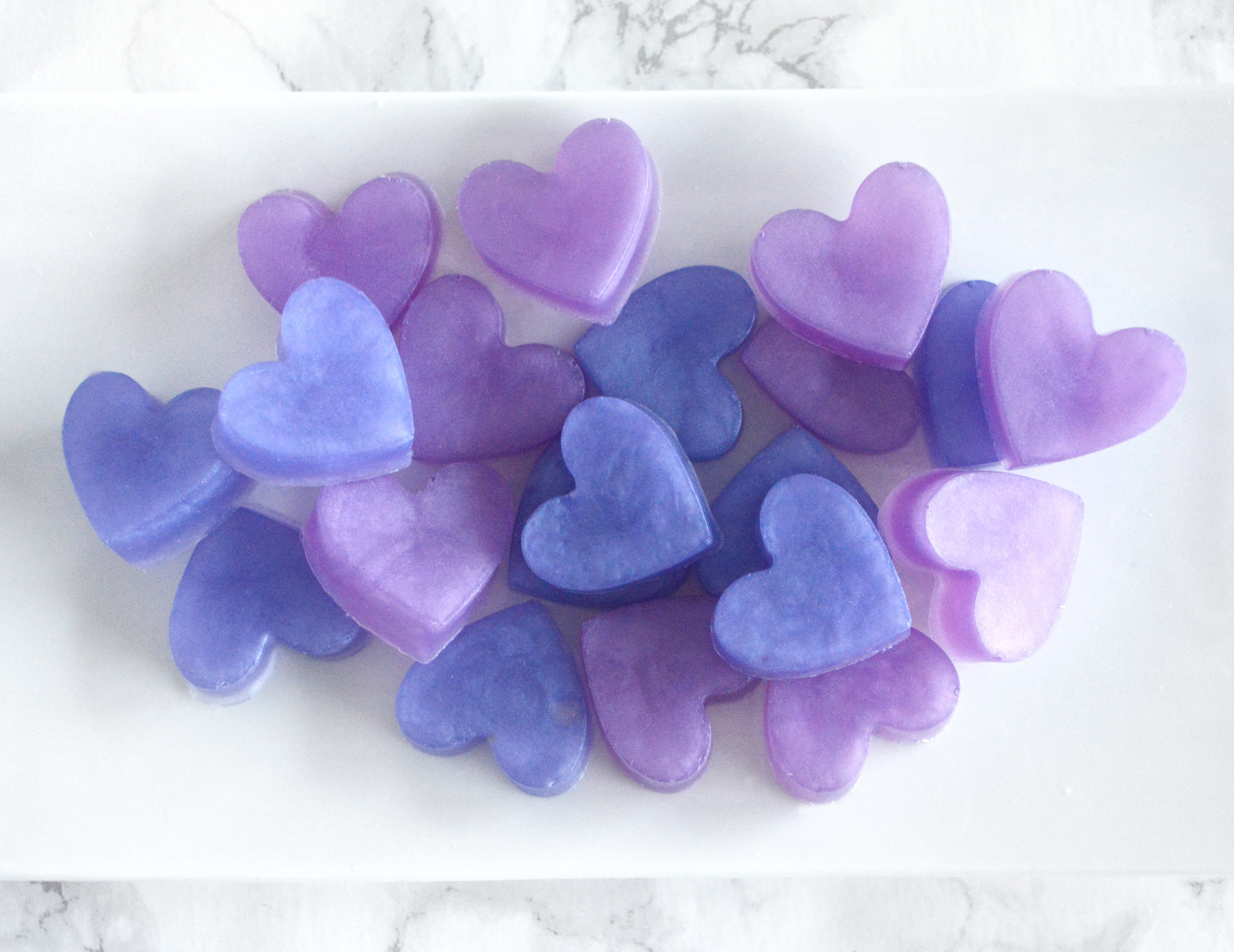 Lavender Purple and Purple Heart Soap Favor by Tailored Soap Lavender Purple and Purple Heart Soap Favor by Tailored Soap