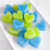 Blue and Green Heart Soap Favors by Tailored Soap