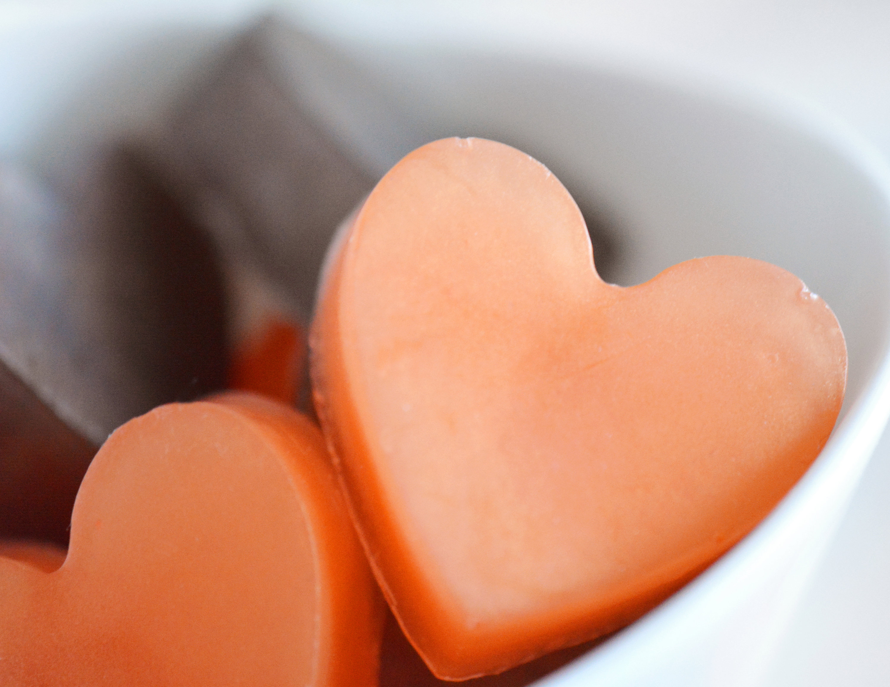 Orange and Brown Heart Soap Favors by Tailored Soap Orange and Brown Heart Soap Favors by Tailored Soap