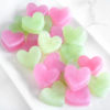 Pink and Green Heart Soap Favors by Tailored Soap
