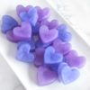 Lavender Purple and Purple Heart Soap Favor by Tailored Soap