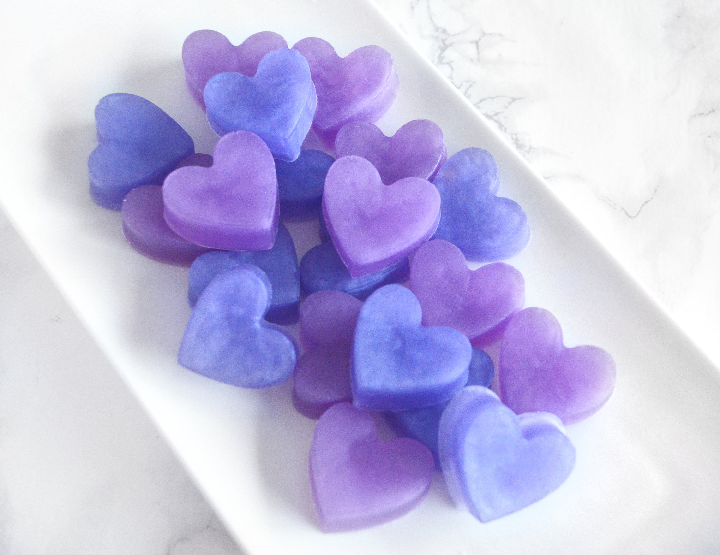Lavender Purple and Purple Heart Soap Favor by Tailored Soap Lavender Purple and Purple Heart Soap Favor by Tailored Soap