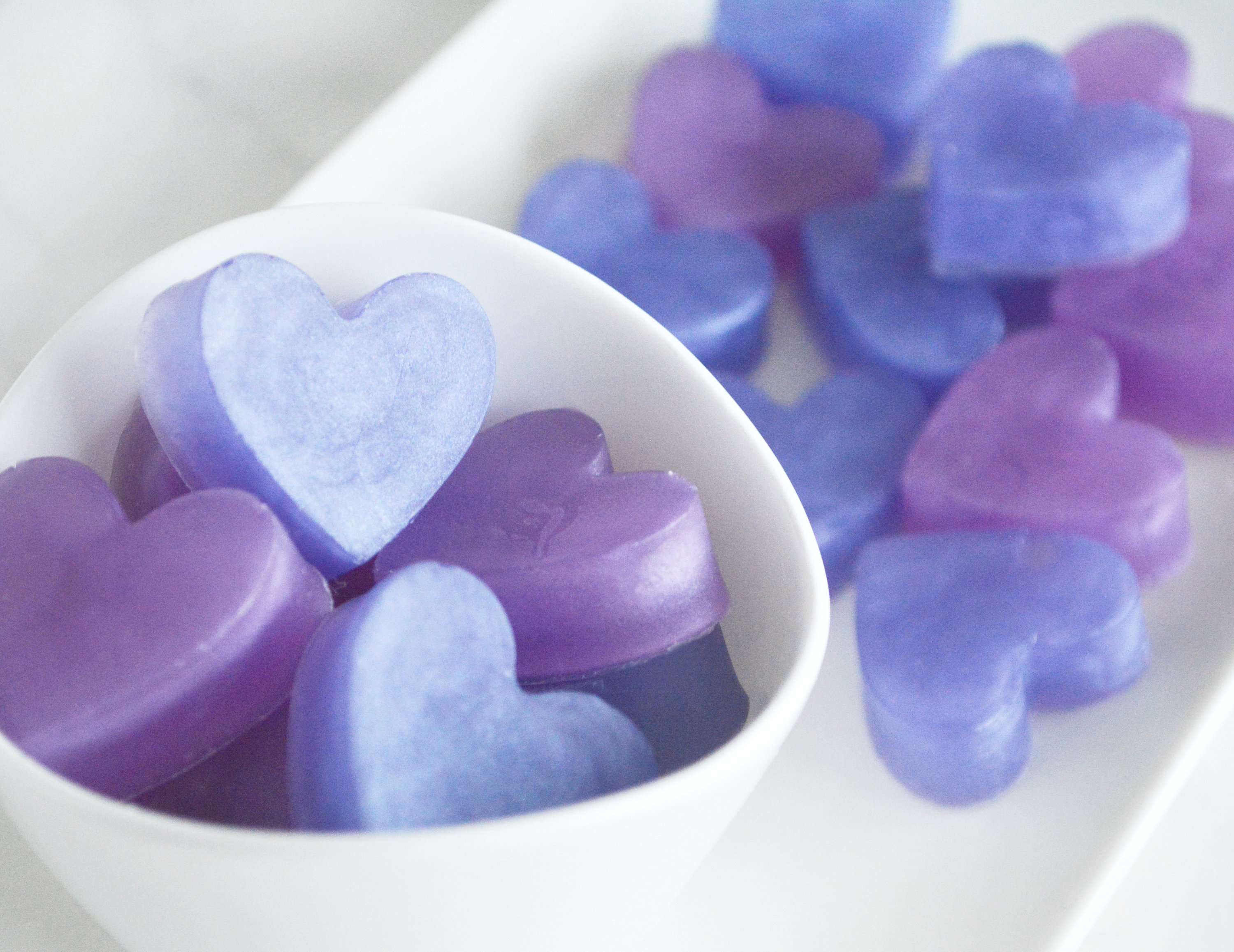 Lavender Purple and Purple Heart Soap Favor by Tailored Soap Lavender Purple and Purple Heart Soap Favor by Tailored Soap