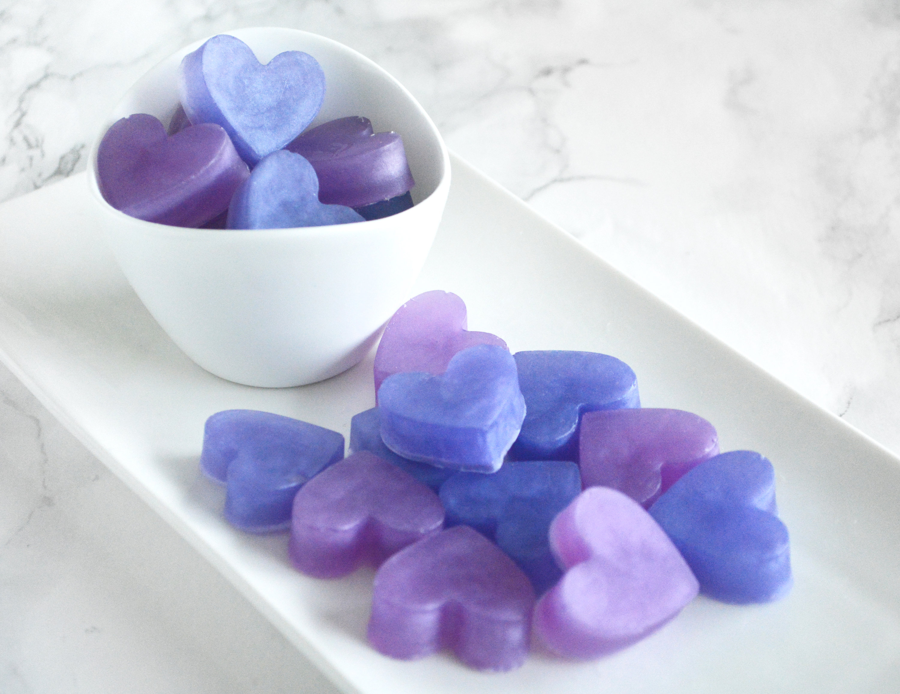 Lavender Purple and Purple Heart Soap Favor by Tailored Soap Lavender Purple and Purple Heart Soap Favor by Tailored Soap