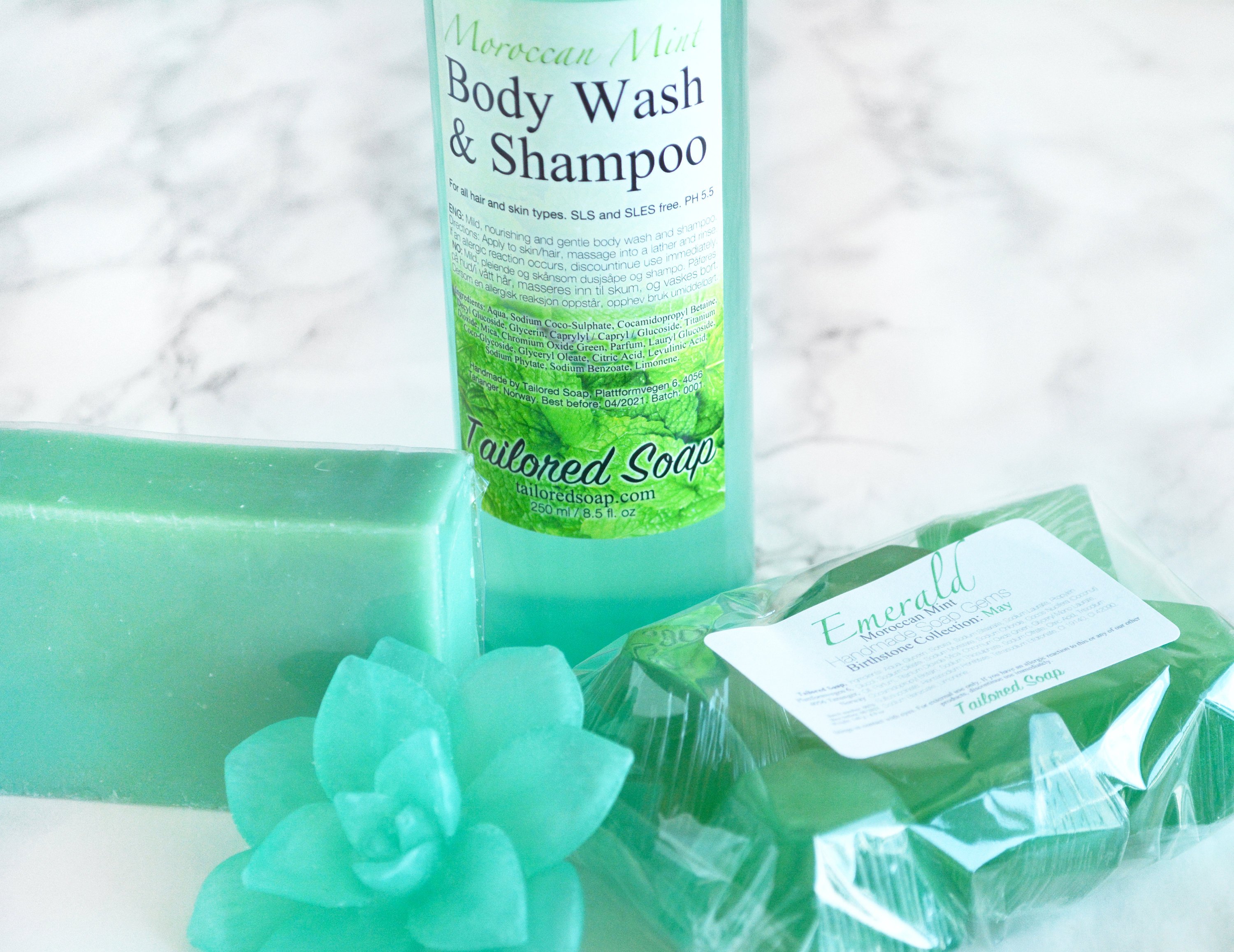 Moroccan Mint Gift Set by Tailored Soap Moroccan Mint Gift Set by Tailored Soap