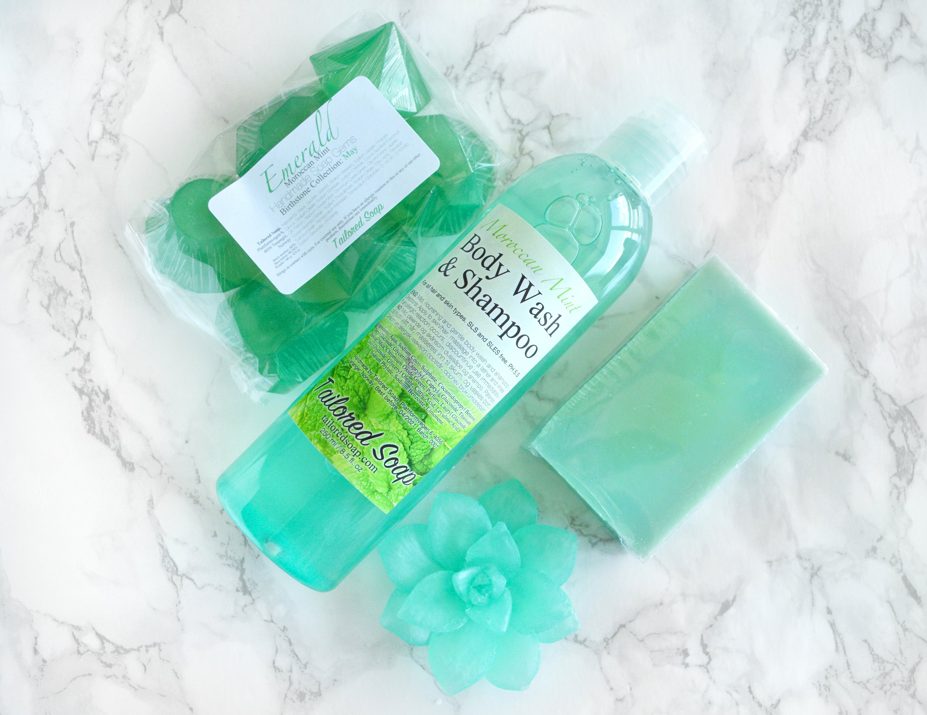 Moroccan Mint Gift Set by Tailored Soap Moroccan Mint Gift Set by Tailored Soap