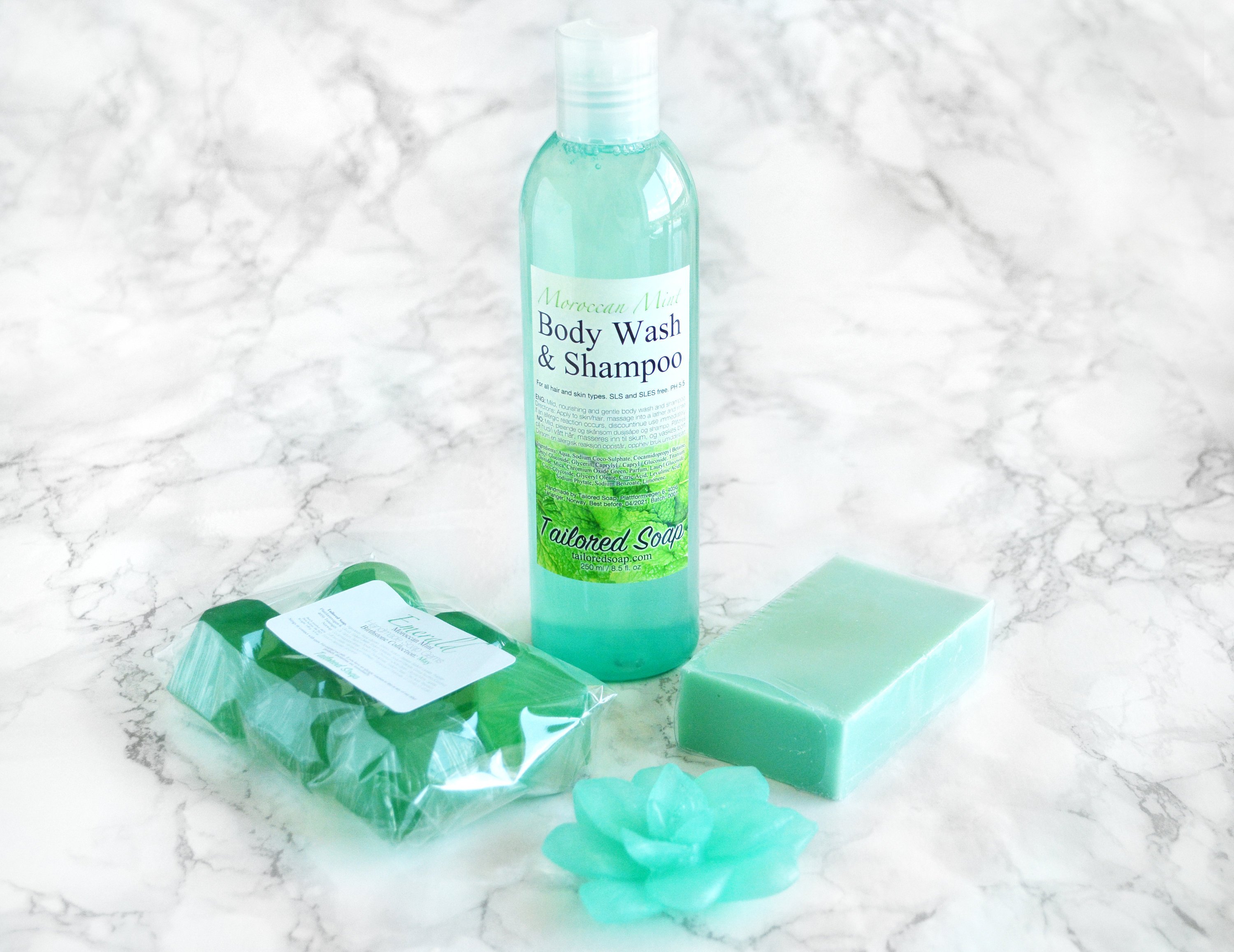 Moroccan Mint Gift Set by Tailored Soap Moroccan Mint Gift Set by Tailored Soap