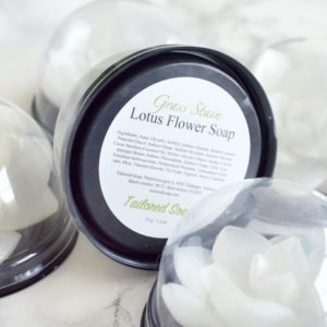 Grass Stain Scented White Lotus Soap by Tailored Soap