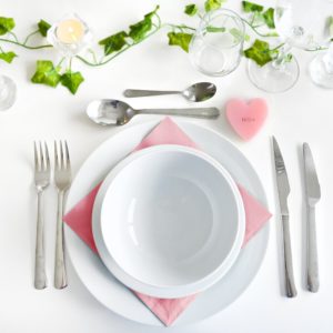 Pink Heart Soap With Couple Initials