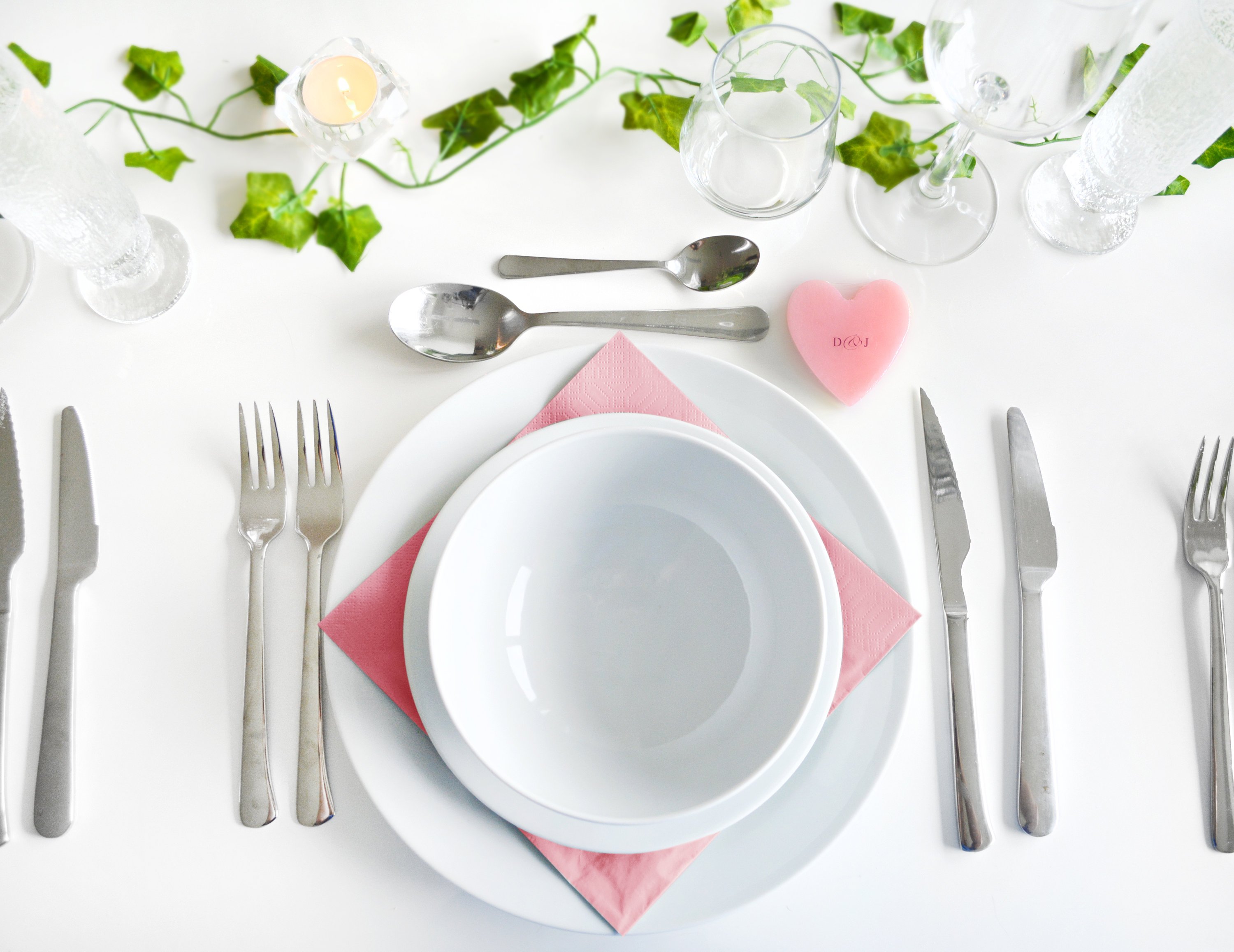 Pink Heart Soap With Couple Initials Pink Heart Soap With Couple Initials