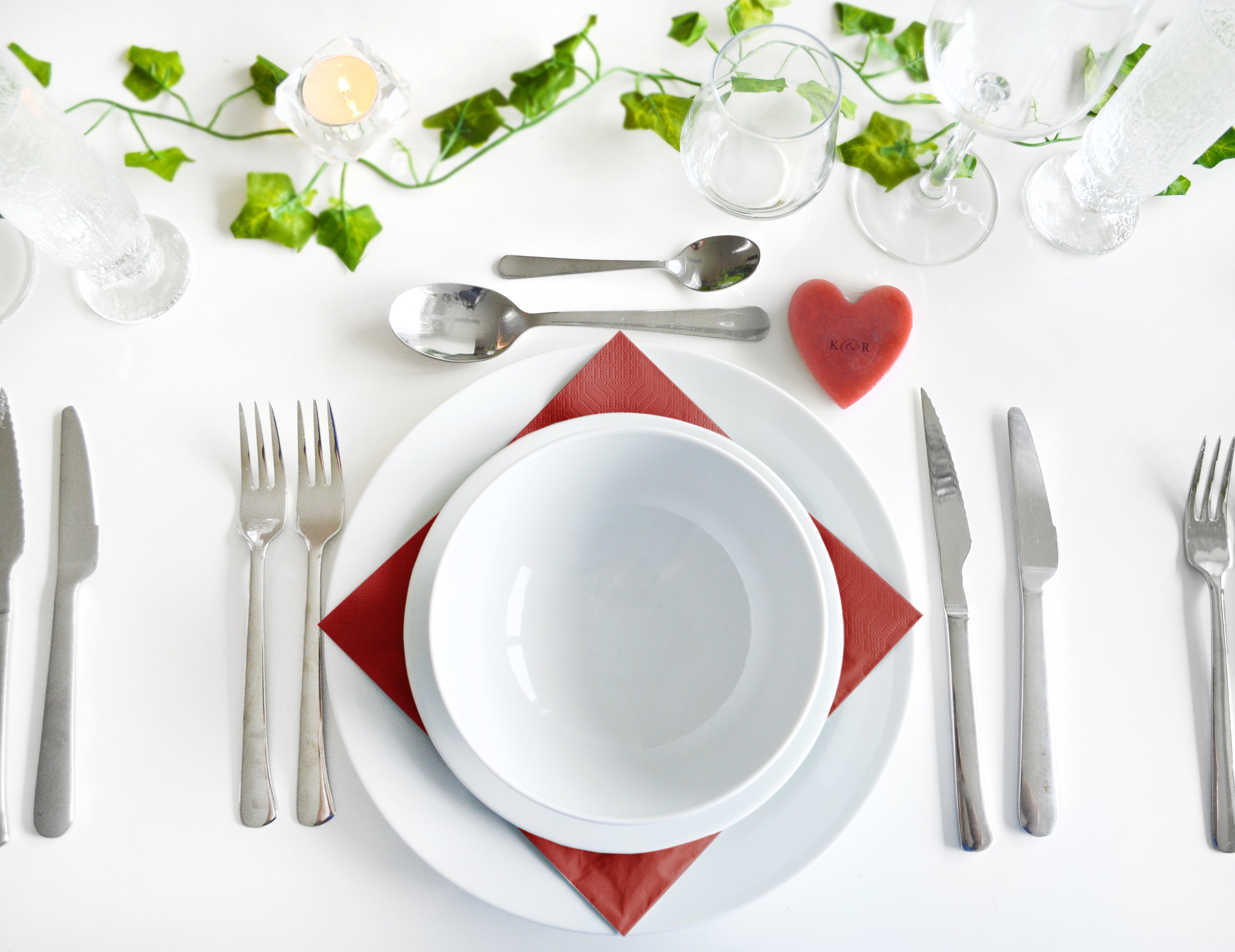 Red Heart Soap With Couple Initials Red Heart Soap With Couple Initials