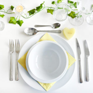 Yellow Heart Soap With Couple Initials by Tailored Soap