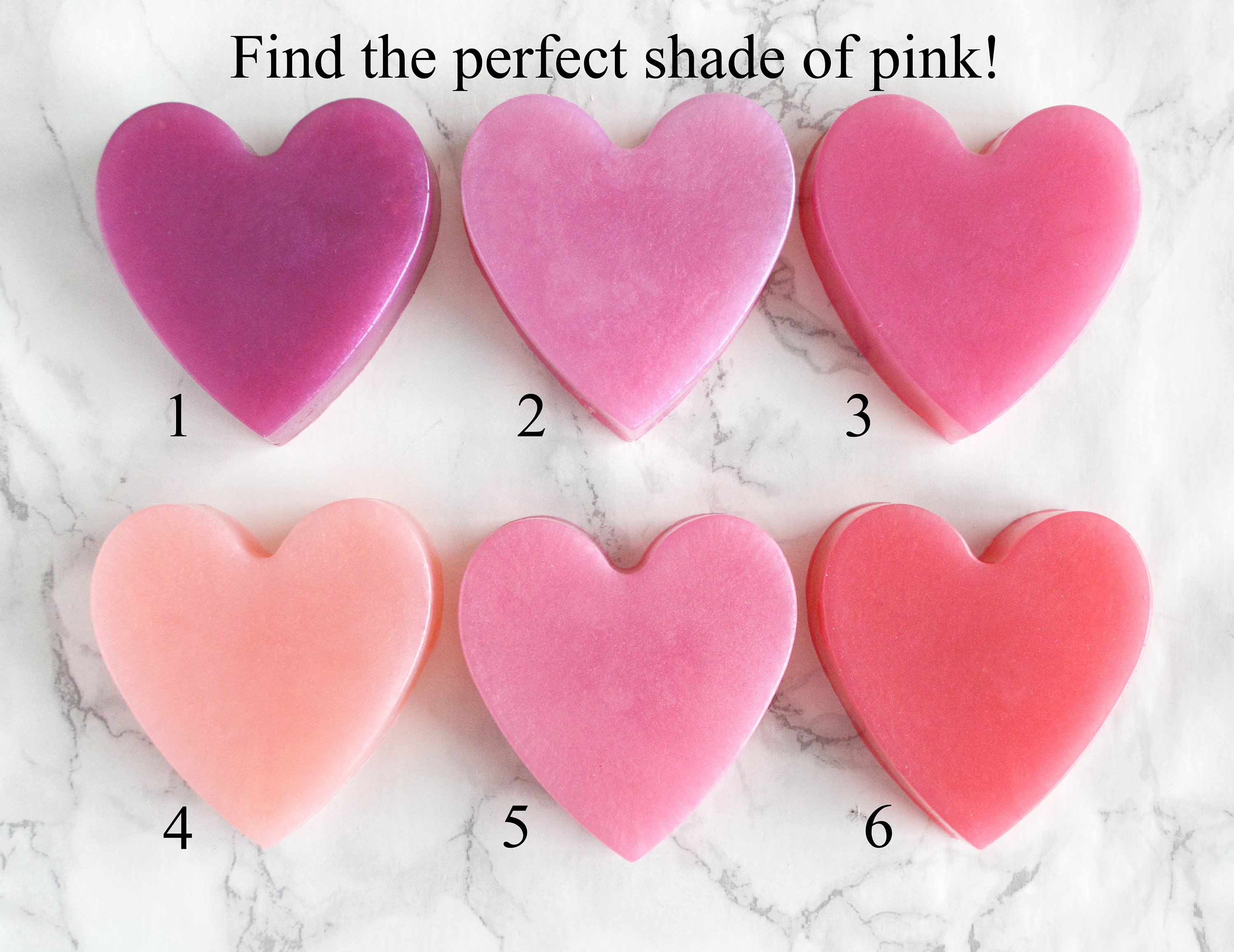 Pink Heart Soap With Couple Initials Pink Heart Soap With Couple Initials