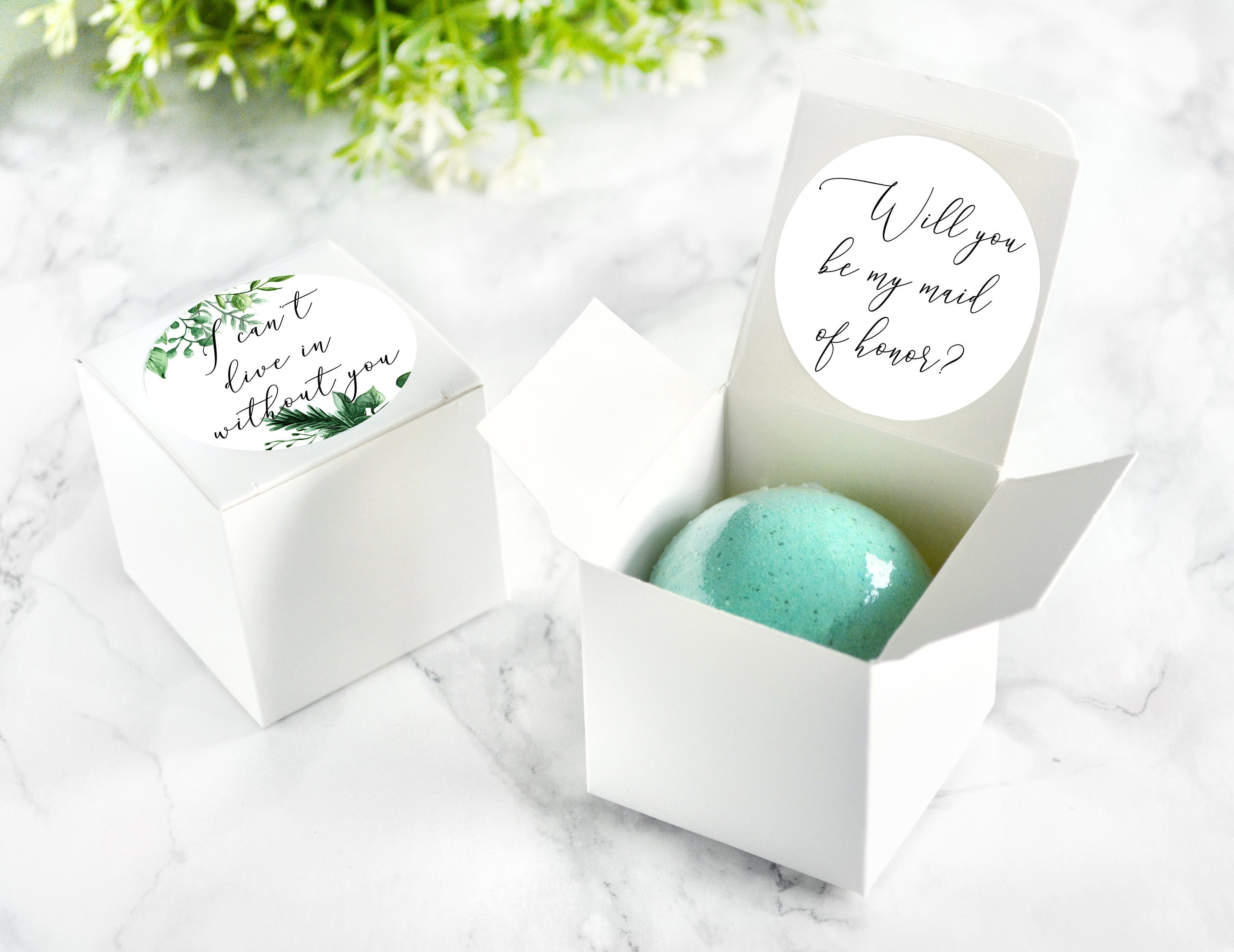 “Will You Be My Maid of Honor” Bath Bomb Gift Box by Tailored Soap “Will You Be My Maid of Honor” Bath Bomb Gift Box by Tailored Soap