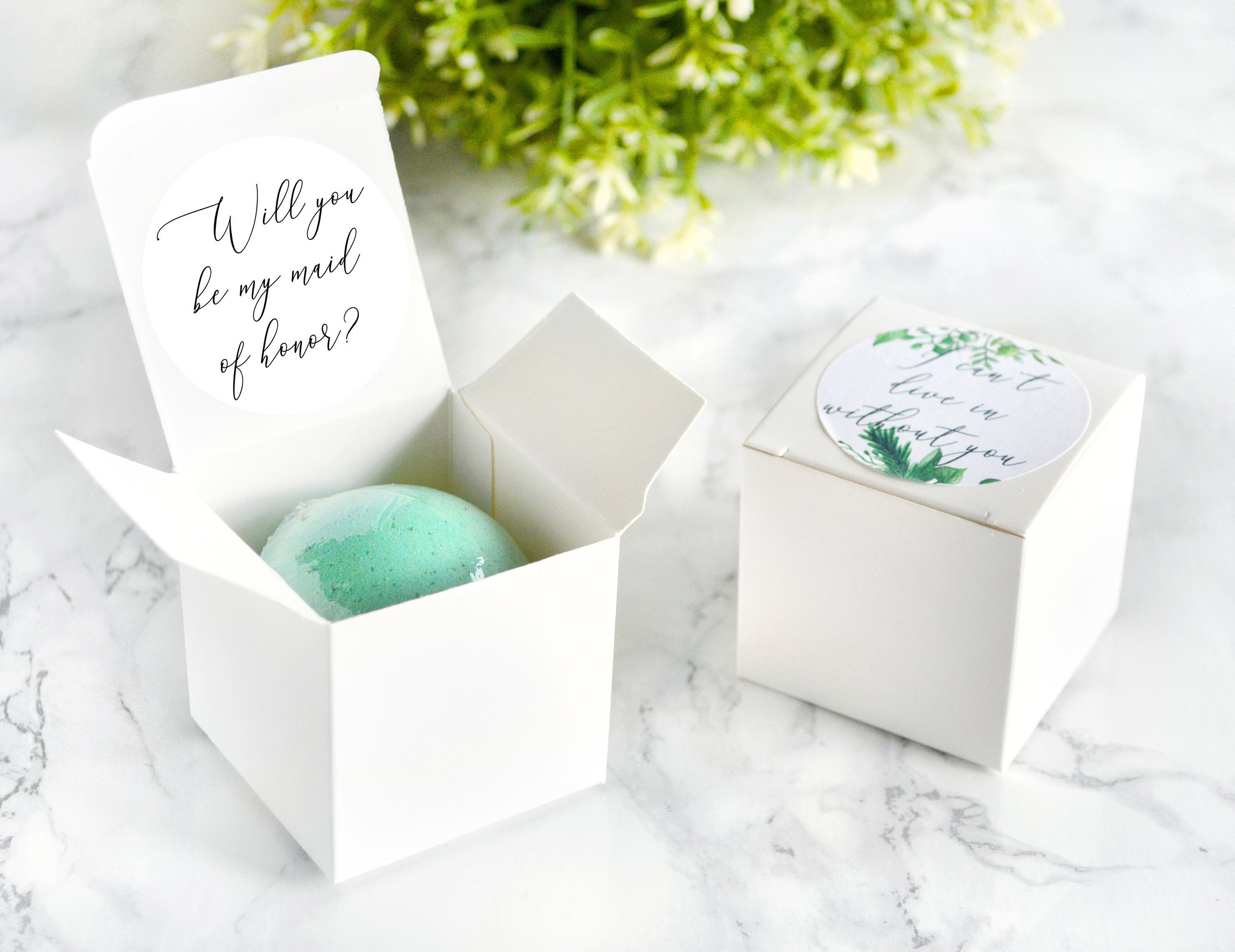 “Will You Be My Maid of Honor” Bath Bomb Gift Box by Tailored Soap “Will You Be My Maid of Honor” Bath Bomb Gift Box by Tailored Soap