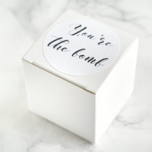 “Thank You For Being Our Ring Bearer” Bath Bomb Gift Box by Tailored Soap
