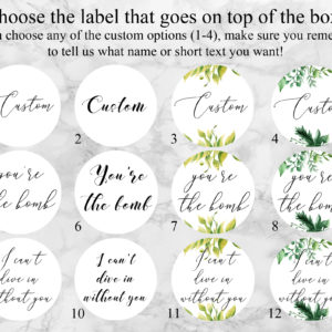 “Will You Be Our Officiant” Bath Bomb Gift Box by Tailored Soap