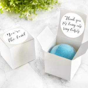 “Thank You For Being Our Ring Bearer” Bath Bomb Gift Box by Tailored Soap
